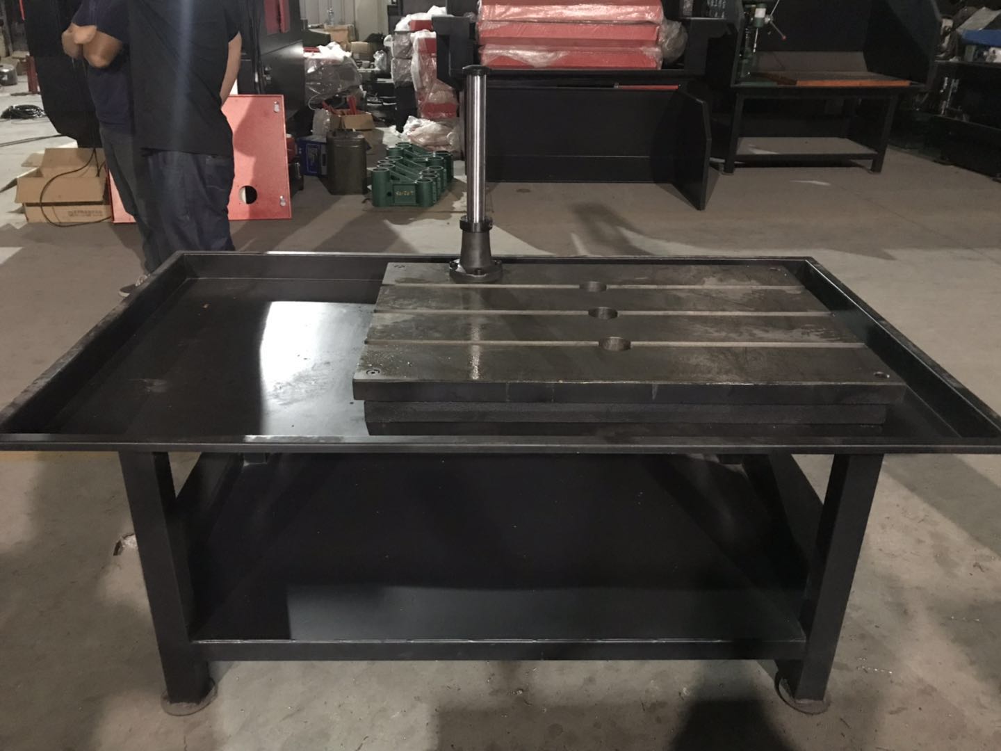 感謝泉州市清滿鍛造發(fā)展有限公司惠購雙工位鉆床架/鑄造工作臺/搖臂攻絲機(jī)M20高速